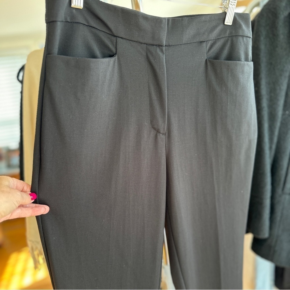 Calvin Klein classic pants, high waisted, straight leg, office, stretch blend